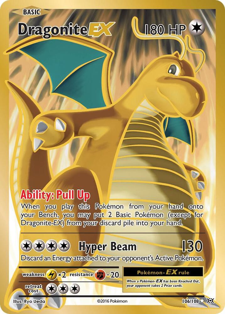 Dragonite EX (Full Art) - XY - Evolutions