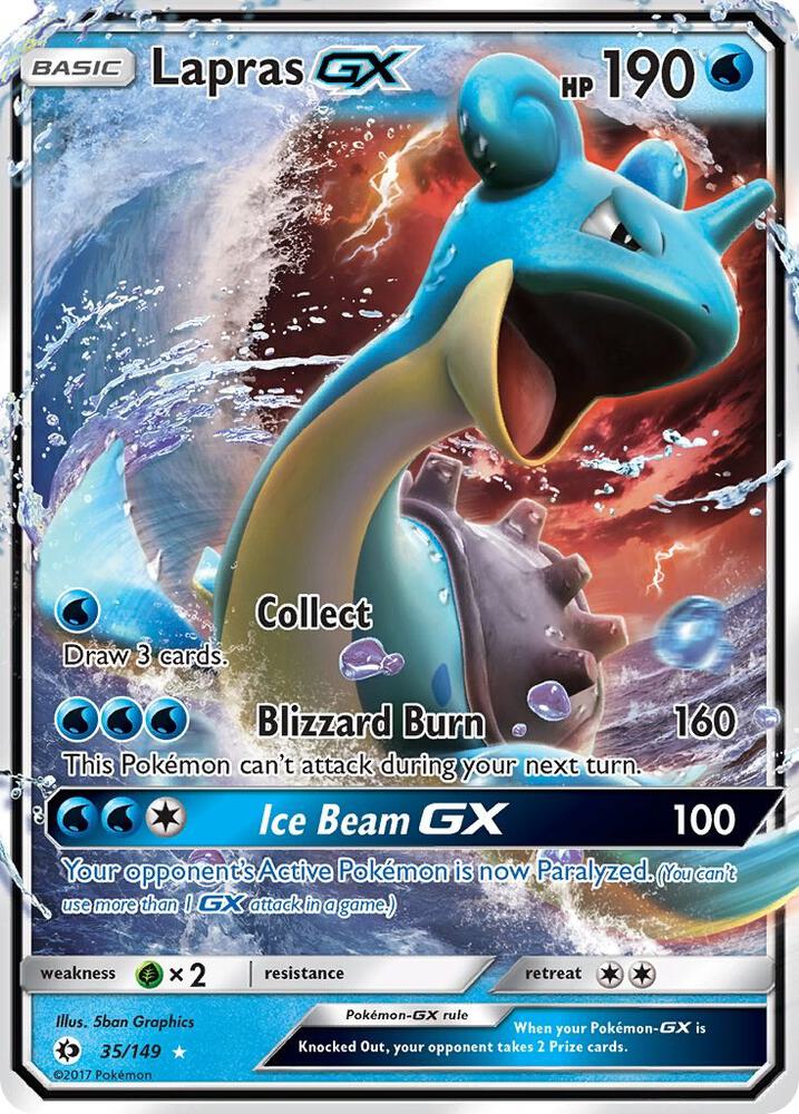 Lapras GX - SM Base Set