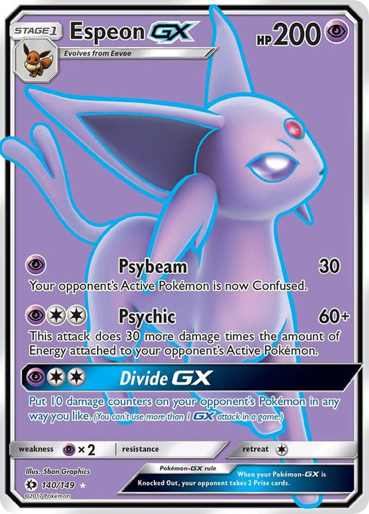 Espeon GX (Full Art) - SM Base Set