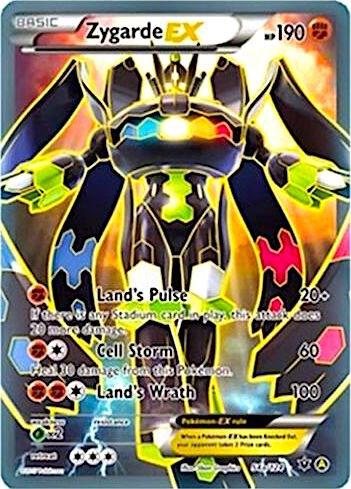 Zygarde EX - 54a/124 - Alternate Art Promo