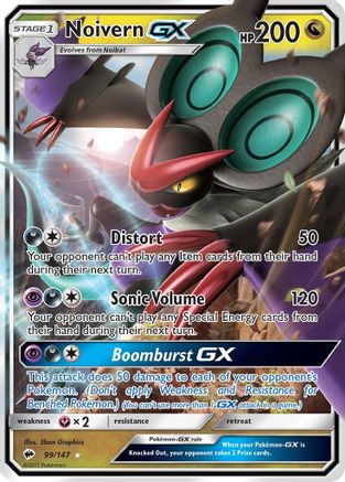 Noivern GX - SM - Burning Shadows