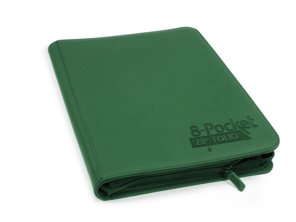 Binder - 8-Pocket ZipFolio XenoSkin - Green