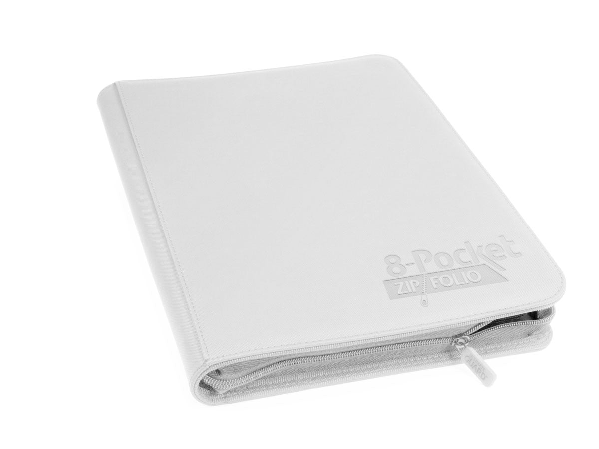 Binder - 8-Pocket ZipFolio XenoSkin - White