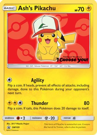 Ash's Pikachu - SM109 SM109/248 - SM Promos