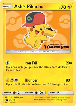 Ash's Pikachu - SM110 SM110/248 - SM Promos