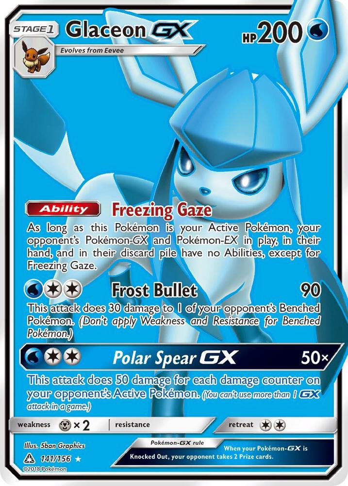 Glaceon GX (Full Art) - SM - Ultra Prism