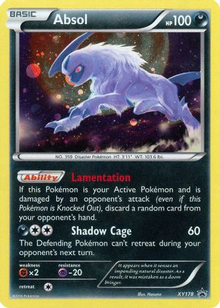 Absol - XY178 - XY Promo