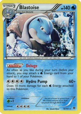 Blastoise - 16/101 (Cosmos Holo) 16 - Blister Exclusives Holofoil