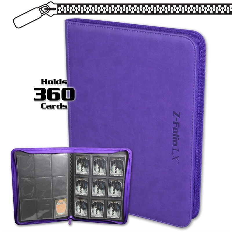 Z-Folio 9-Pocket LX Album - Purple