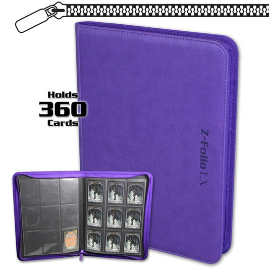 Z-Folio 9-Pocket LX Album - Purple