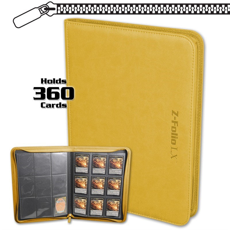 Z-Folio 9-Pocket LX Album - Yellow