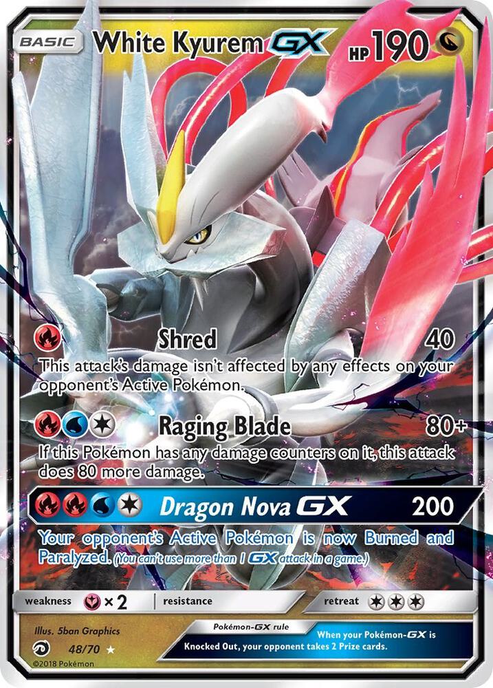 White Kyurem GX - Dragon Majesty