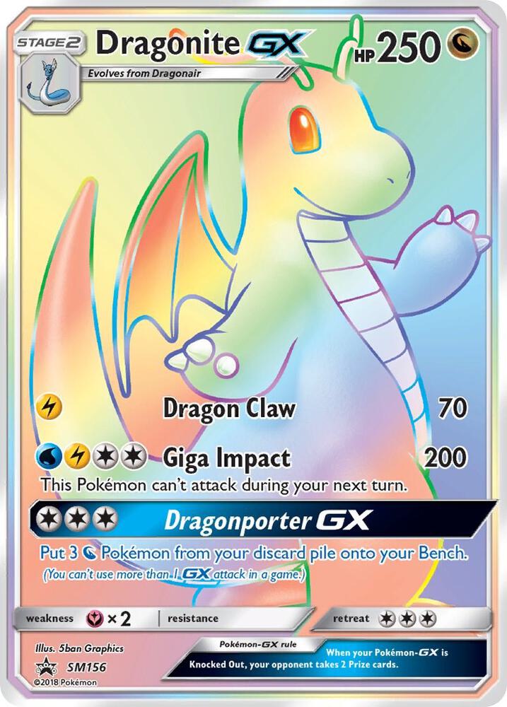 Dragonite GX - SM156 - SM Promo