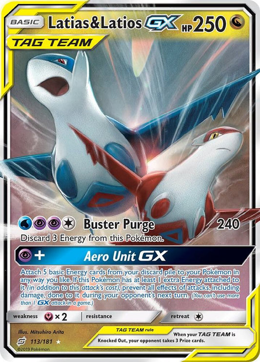 Latias & Latios GX - SM - Team Up