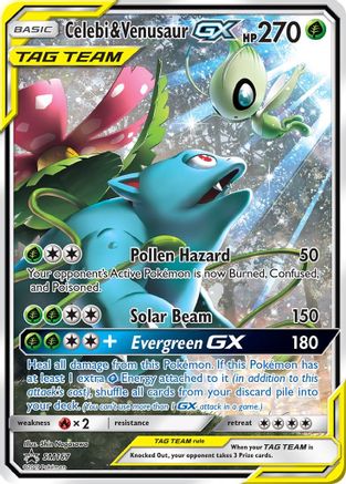 Celebi & Venusaur GX - SM167 SM167/248 - SM Promos Holofoil