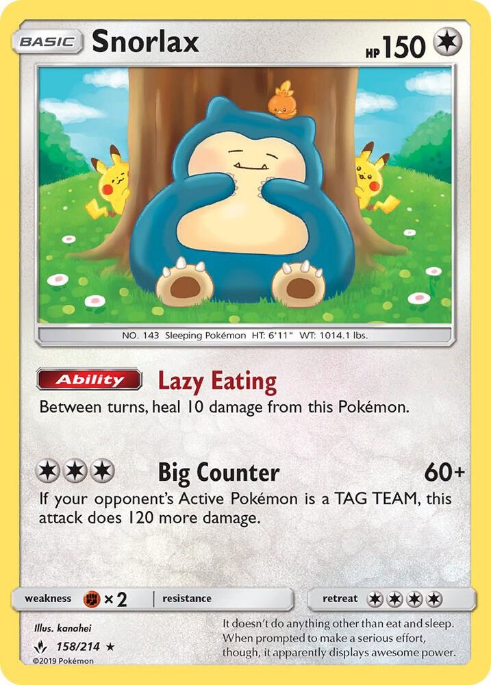 Snorlax - SM - Unbroken Bonds