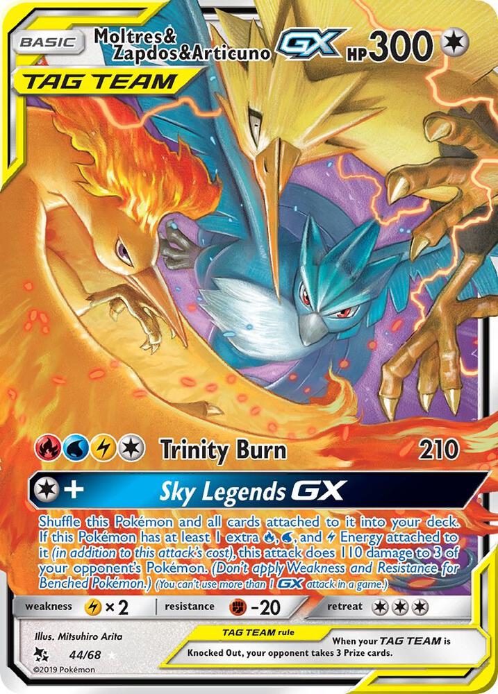 Moltres & Zapdos & Articuno GX - Hidden Fates