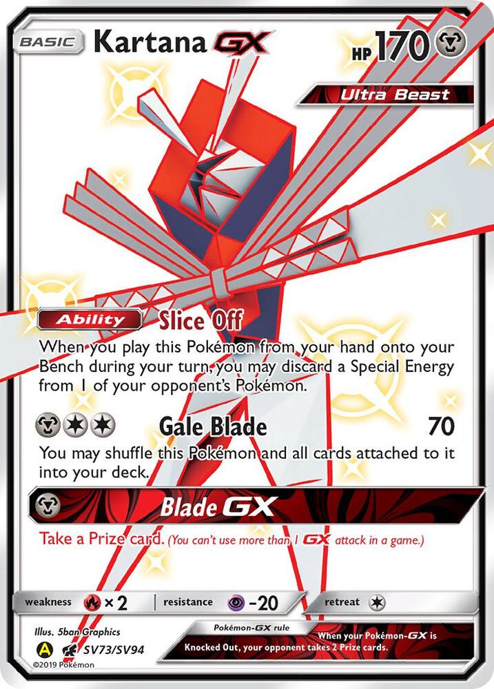 Kartana GX - Hidden Fates: Shiny Vault