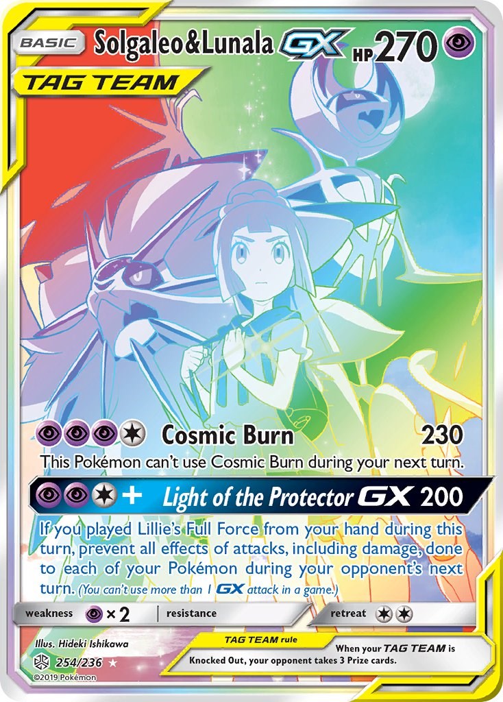 Solgaleo & Lunala GX (Secret) [SM12 - 254/236]
