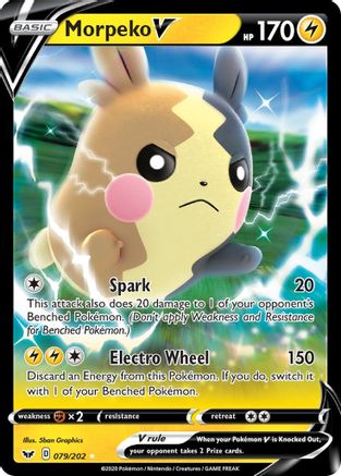 Morpeko V - Sword & Shield Base Set