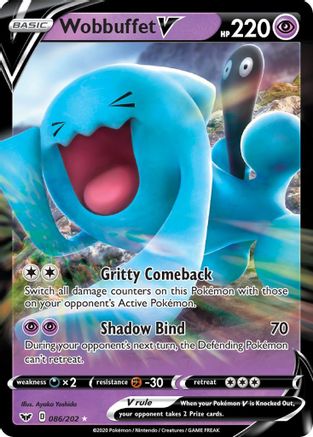 Wobbuffet V - Sword & Shield Base Set