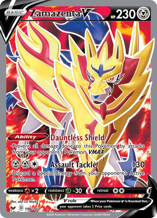 Zamazenta V (Full Art) - Sword & Shield Base