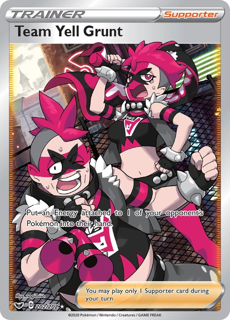Team Yell Grunt (Full Art) [SWSH01 - 202/202]