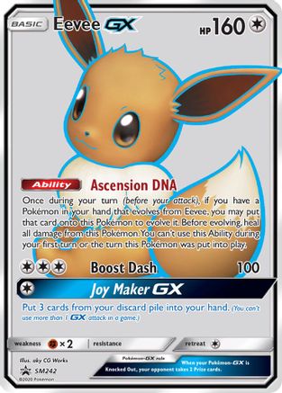 Eevee GX - SM242 - SM Promo