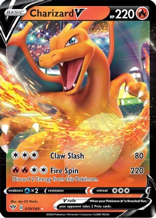 Charizard V - 019/189 - Darkness Ablaze