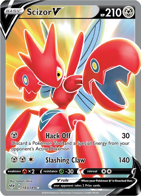 Scizor V (Full Art) [SWSH03 - 183/189]