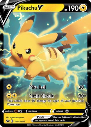 Pikachu V - SWSH063 - Sword & Shield Promo