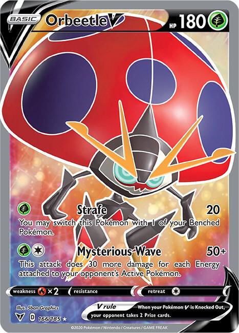 Orbeetle V (Full Art) - Vivid Voltage