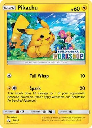 Pikachu - SM86 Promo Build-A-Bear