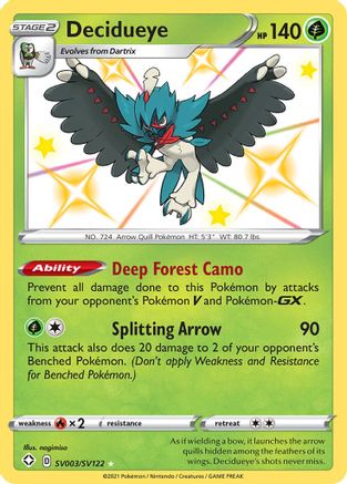 Decidueye - Shining Fates: Shiny Vault