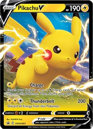 Pikachu V - SWSH061 - Sword & Shield Promo