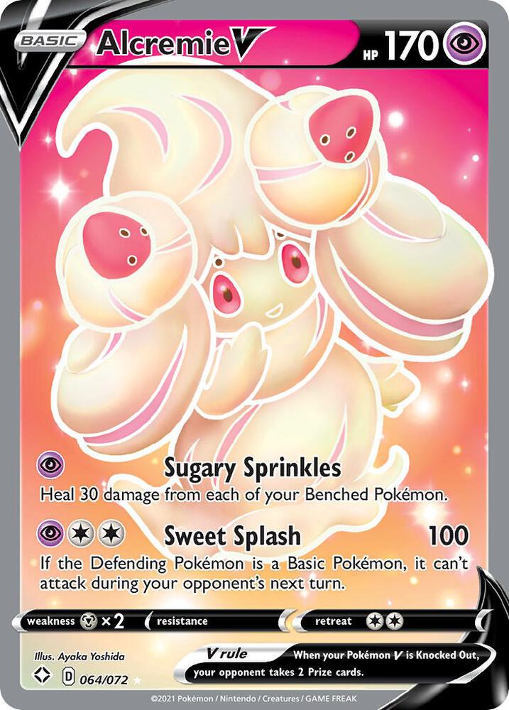 Alcremie V (Full Art) - Shining Fates