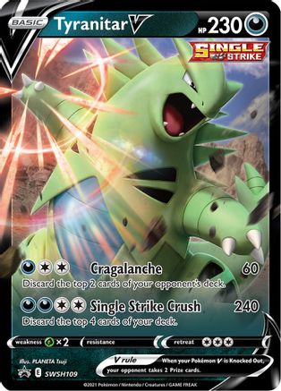 Tyranitar V - SWSH109 - Sword & Shield Promo