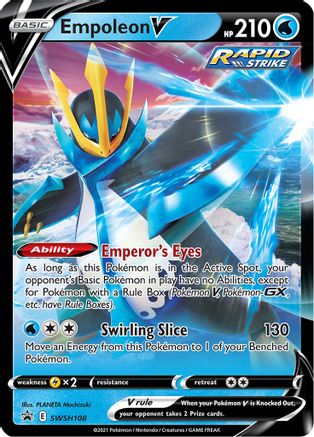 Empoleon V - SWSH108 - SWSH: Sword & Shield Promo