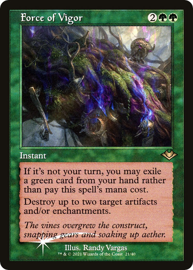 Force of Vigor (Retro Frame)