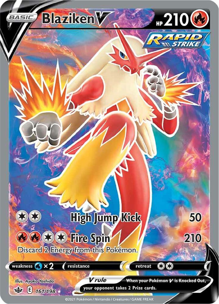 Blaziken V (Full Art) - Chilling Reign