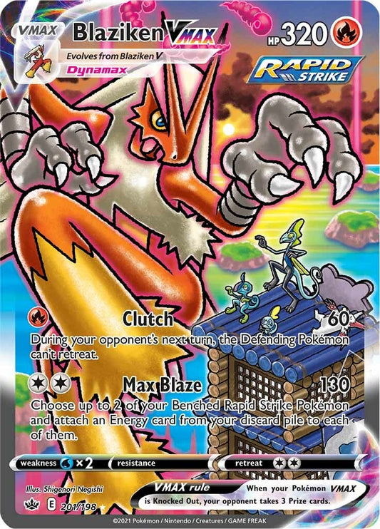 Blaziken VMAX (Alternate Art Secret) [SWSH06 - 201/198]