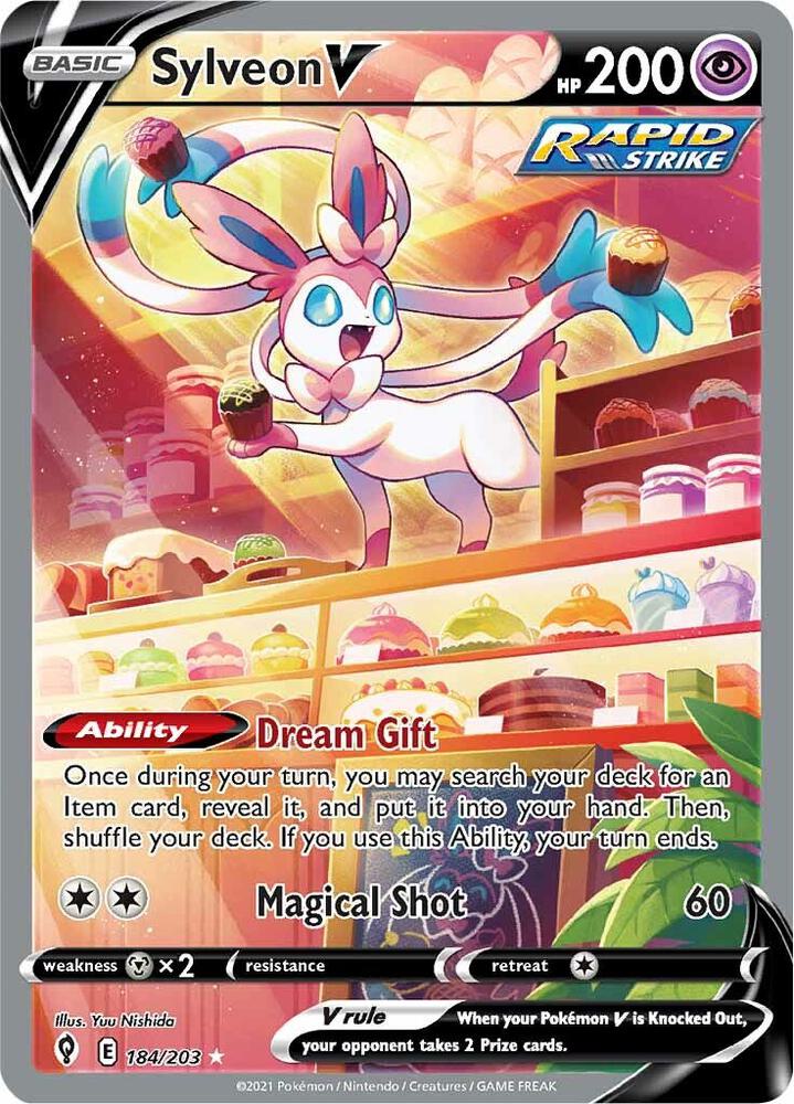 Sylveon V (Alternate Full Art) - Evolving Skies