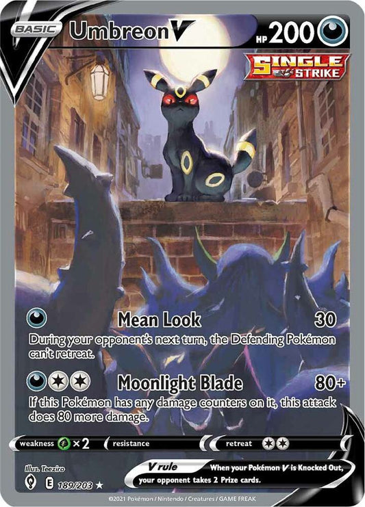 Umbreon V (Alternate Full Art) - Evolving Skies