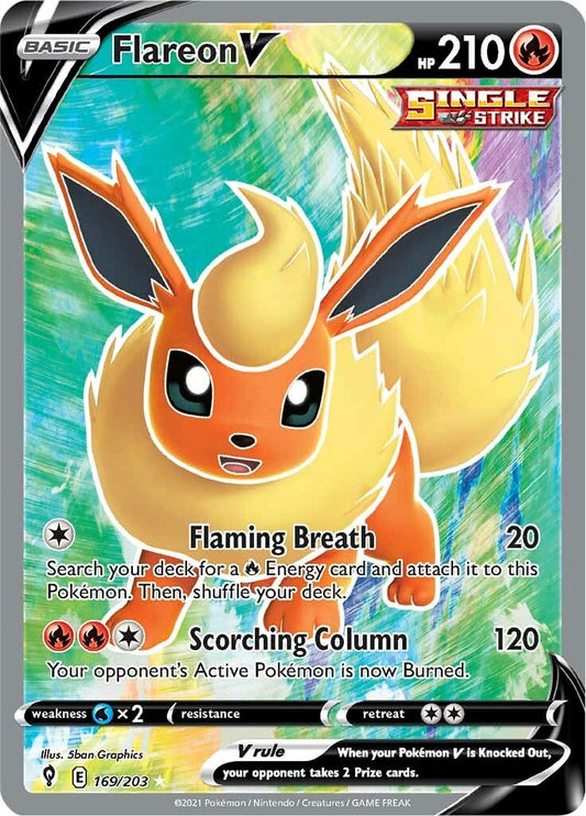 Flareon V (Full Art) [SWSH07 - 169/203]