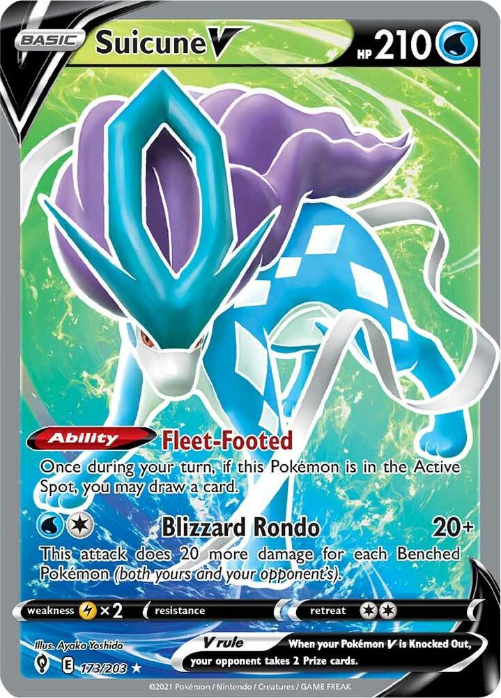 Suicune V (Full Art) - Evolving Skies