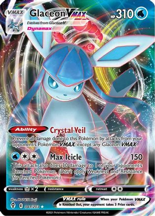 Glaceon VMAX - 041/203 - Evolving Skies
