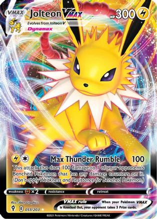 Jolteon VMAX - 051/203 - Evolving Skies