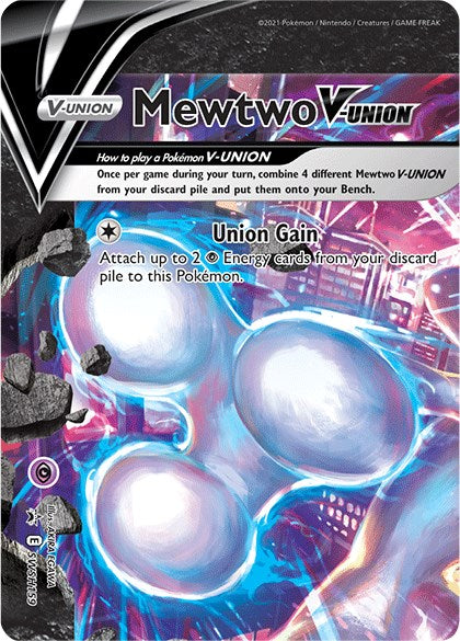 Mewtwo V-UNION - SWSH159 [SWSD - SWSH159]