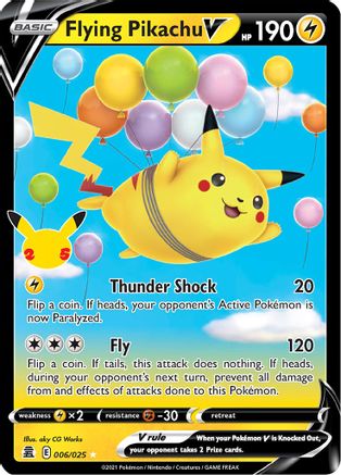 Flying Pikachu V- Celebrations