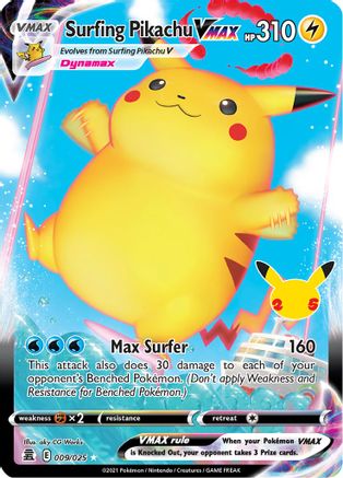Surfing Pikachu VMAX - Celebrations